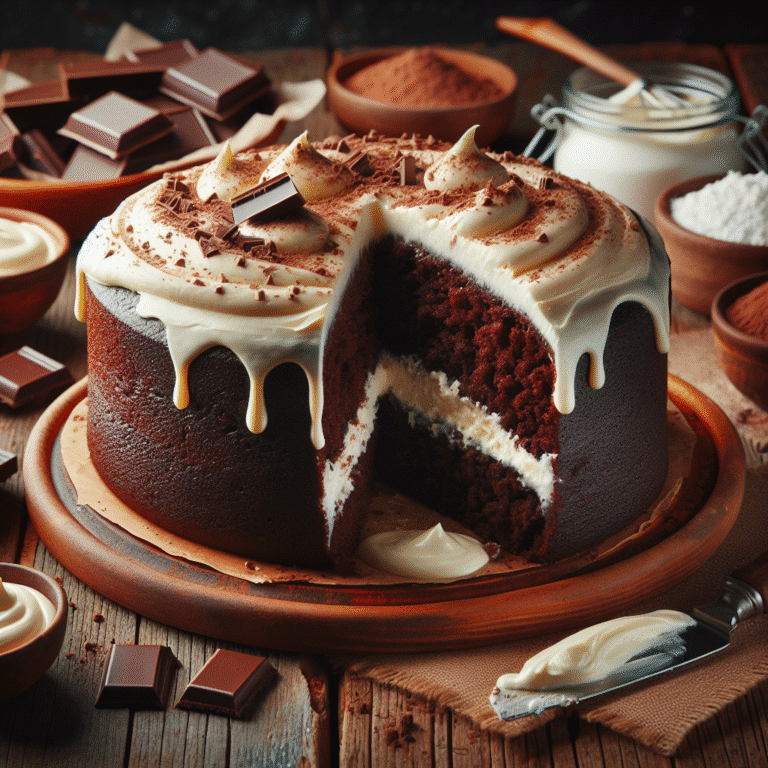 Receita de bolo de chocolate low carb com cream cheese