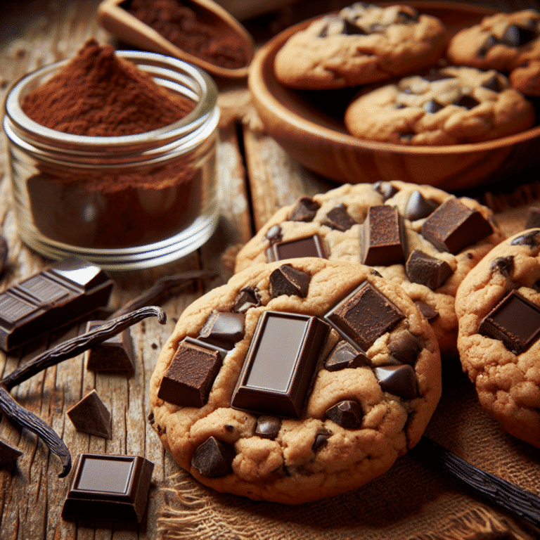 Receita de cookies low carb com chocolate amargo