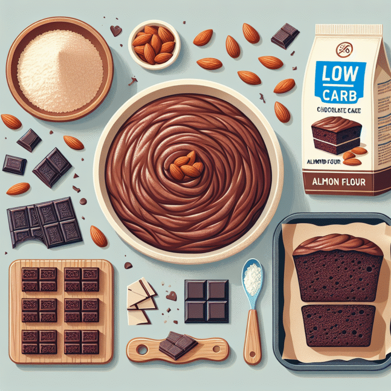 Como fazer bolo de chocolate low carb com farinha de amêndoas