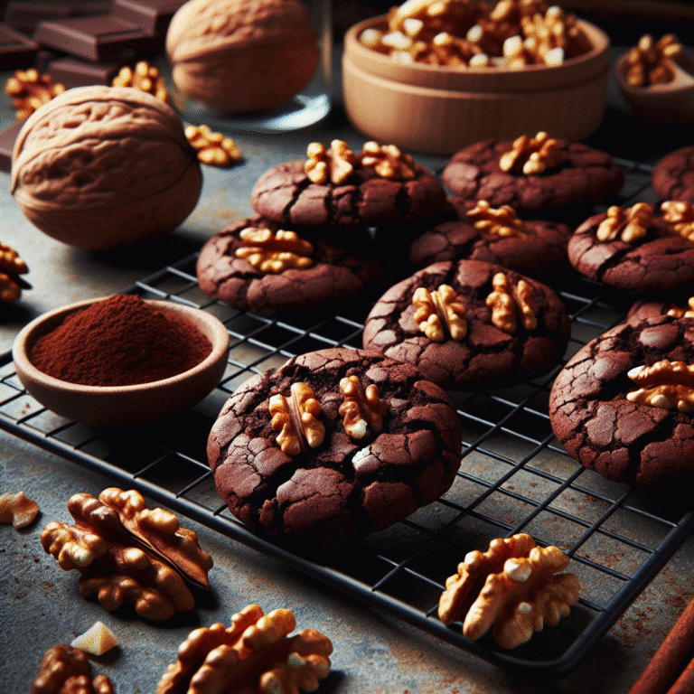 Receita de cookies low carb crocantes de chocolate e nozes