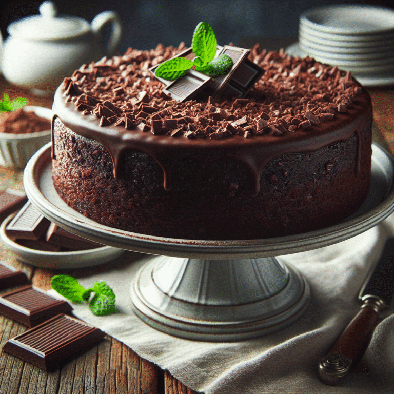 Bolo de chocolate low carb com cobertura de chocolate amargo