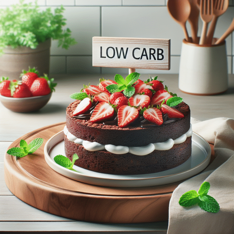Receita de bolo de chocolate low carb delicioso