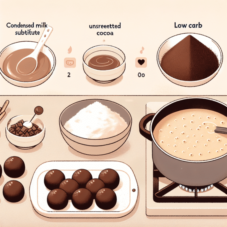 Receita de brigadeiro low carb fácil para sobremesas