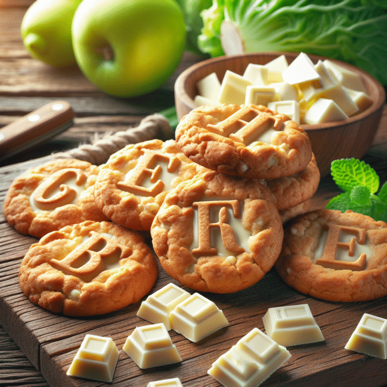 Cookies low carb com gotas de chocolate branco