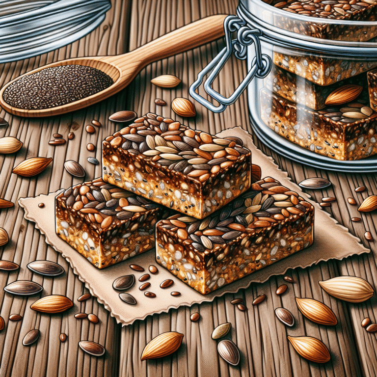 Como fazer barrinhas low carb caseiras com sementes