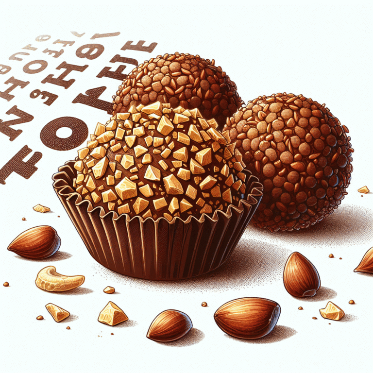 Brigadeiro low carb com castanhas: crocante e saboroso