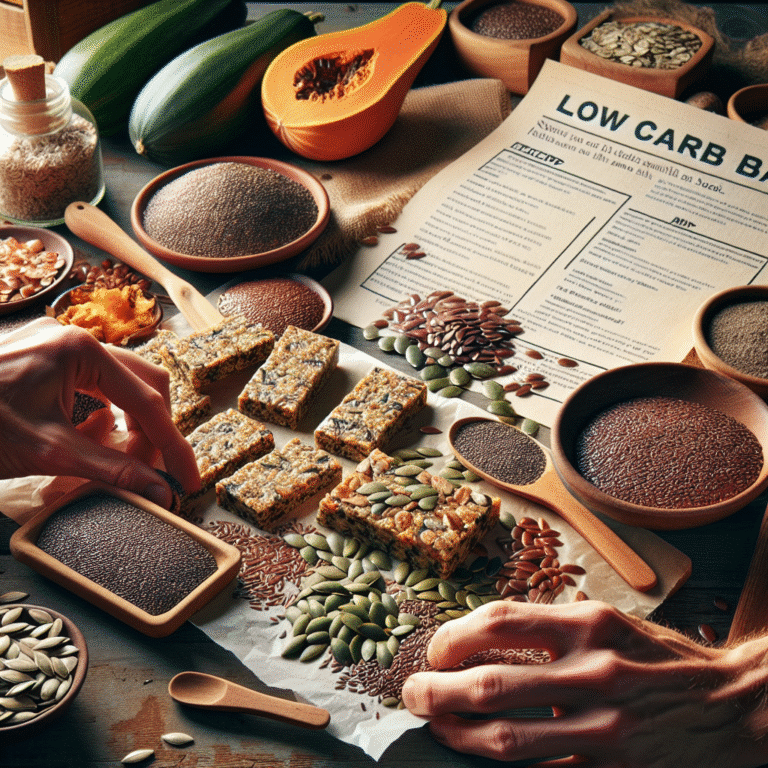 Como fazer barrinhas low carb caseiras com sementes