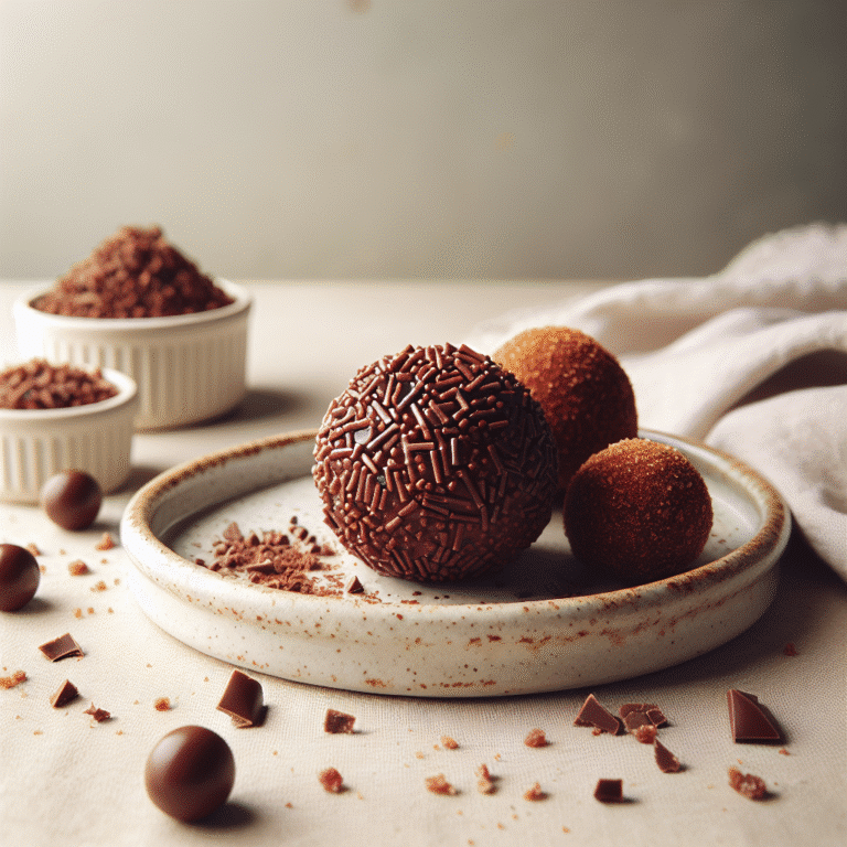 Brigadeiro low carb com castanhas: crocante e saboroso