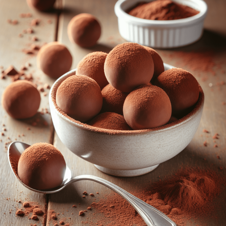 Receita de brigadeiro low carb com cacau em pó