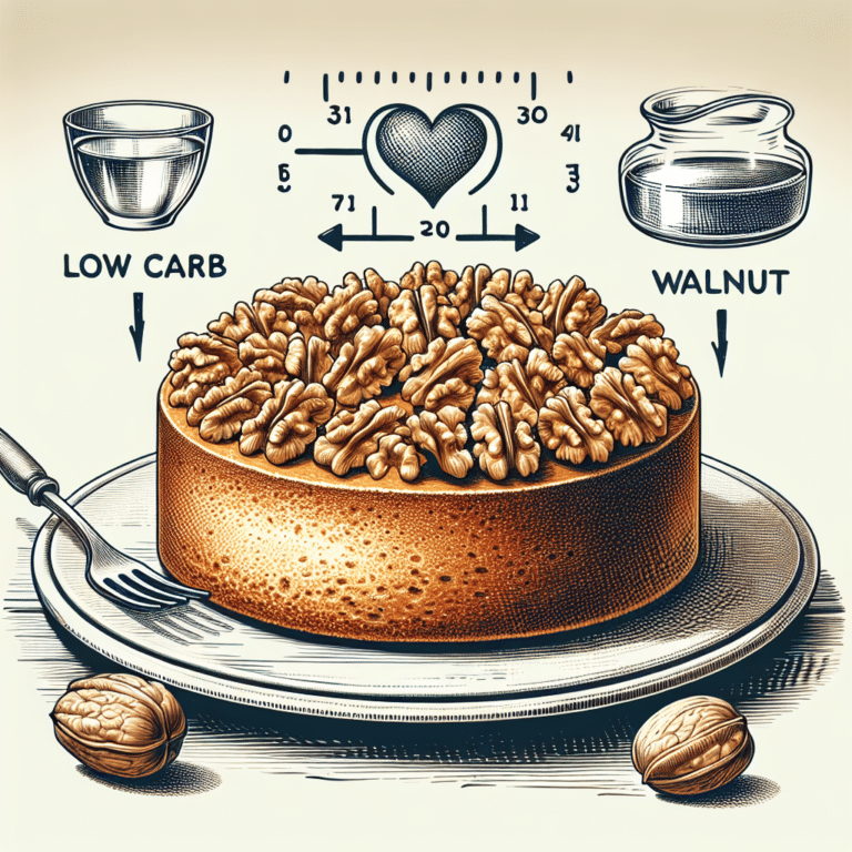 Bolo de nozes low carb fácil e rápido para seus convidados
