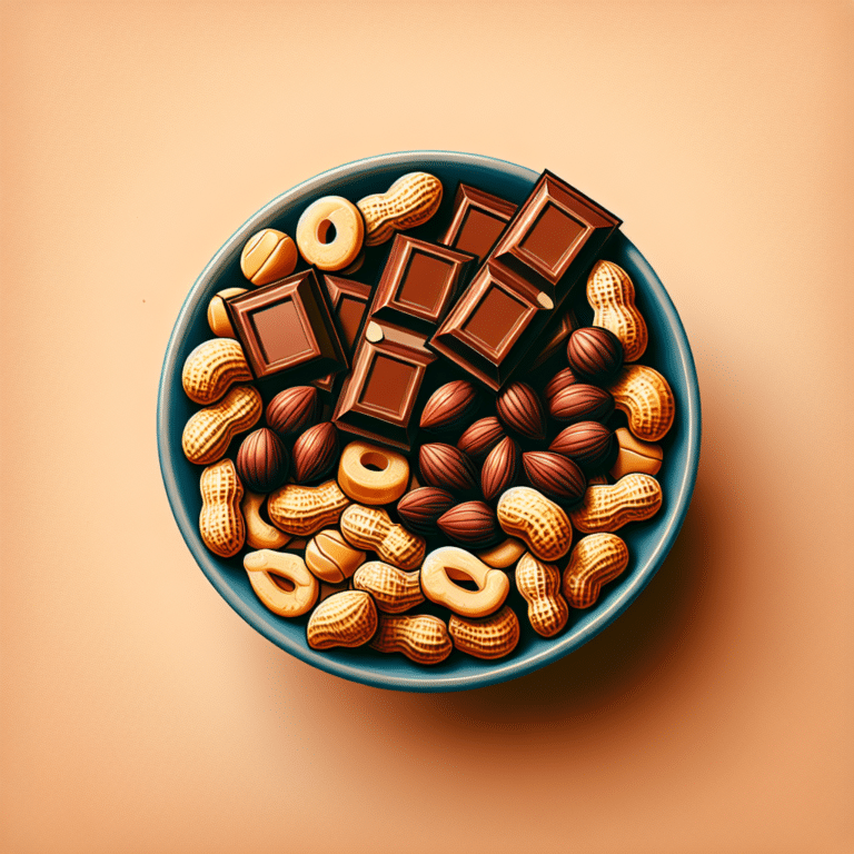 Receita de snack low carb de amendoim e chocolate