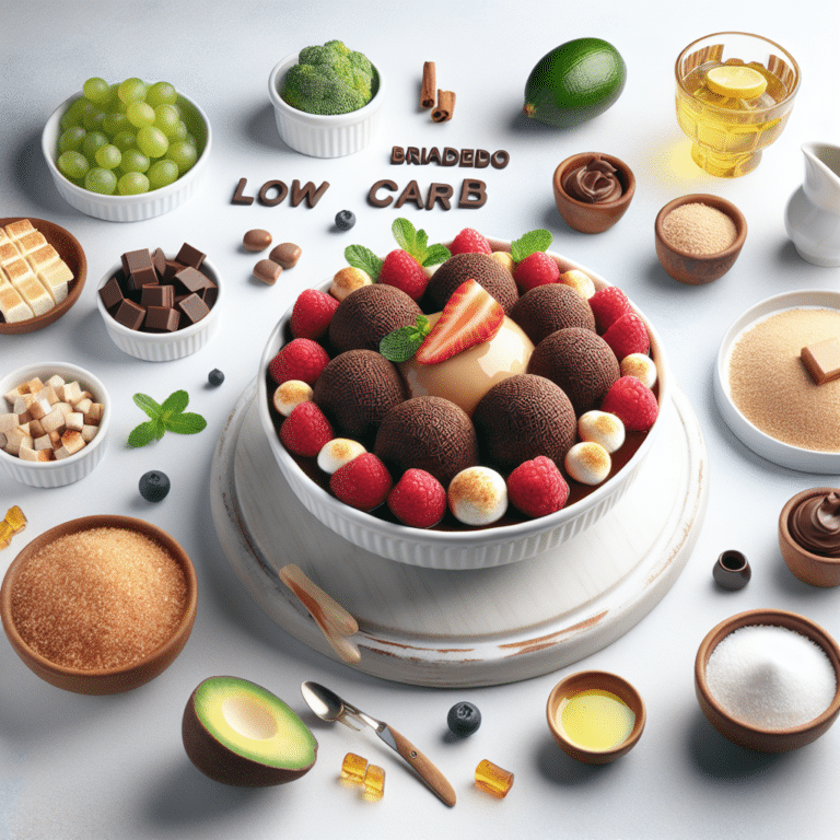 Brigadeiro low carb: a opção ideal para dietas
