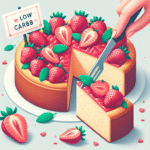 Como preparar bolo de morango low carb recheado