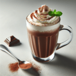 Maltines de milkshake low carb de chocolate