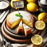 Delicioso bolo de limão low carb para a dieta