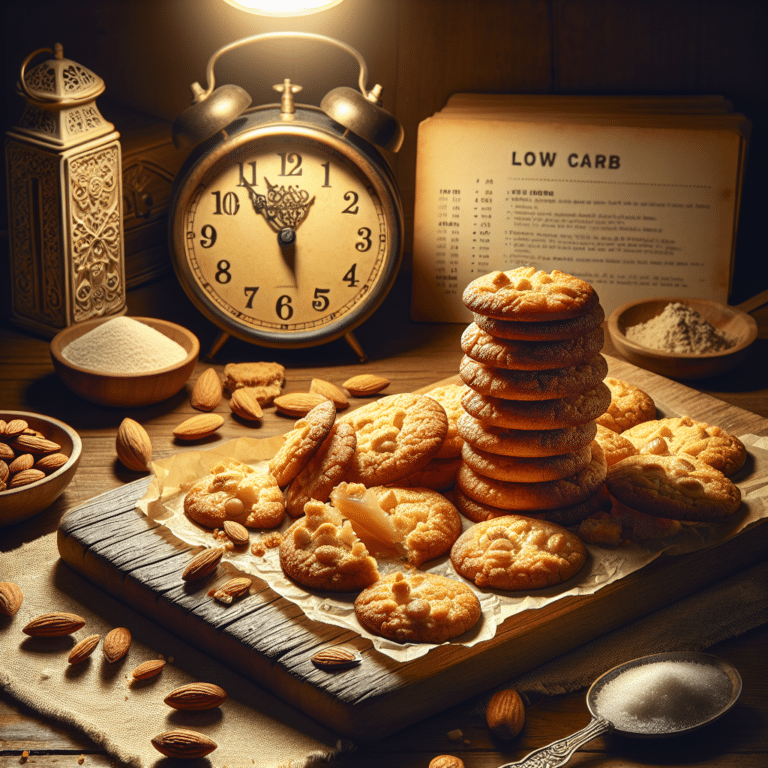 Receita de cookies low carb crocantes que derretem na boca