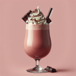 Receita de milkshake low carb de chocolate extravagante