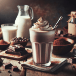 Receita de milkshake low carb de chocolate fácil e rápida