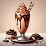 Receita de milkshake de chocolate com caramelo low carb
